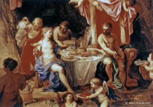 Odysseus and Calypso by Hendrik van Balen